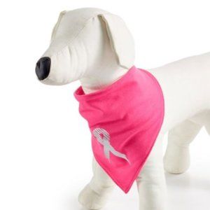 Ideology Breast Cancer Knit Ribbon Dog Bandana